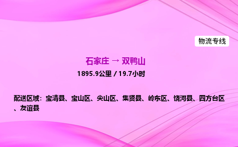 石家庄到双鸭山货运专线_石家庄到双鸭山物流公司 石家庄到双鸭山货运专线_石家庄到双鸭山物流公司